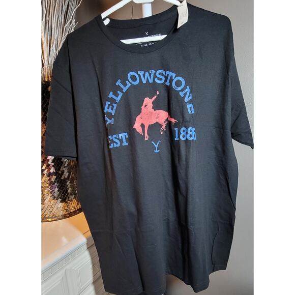 NEW Yellowstone Graphic T-Shirt Dutton Ranch TV Show Black Adult Size XL - Picture 1 of 3